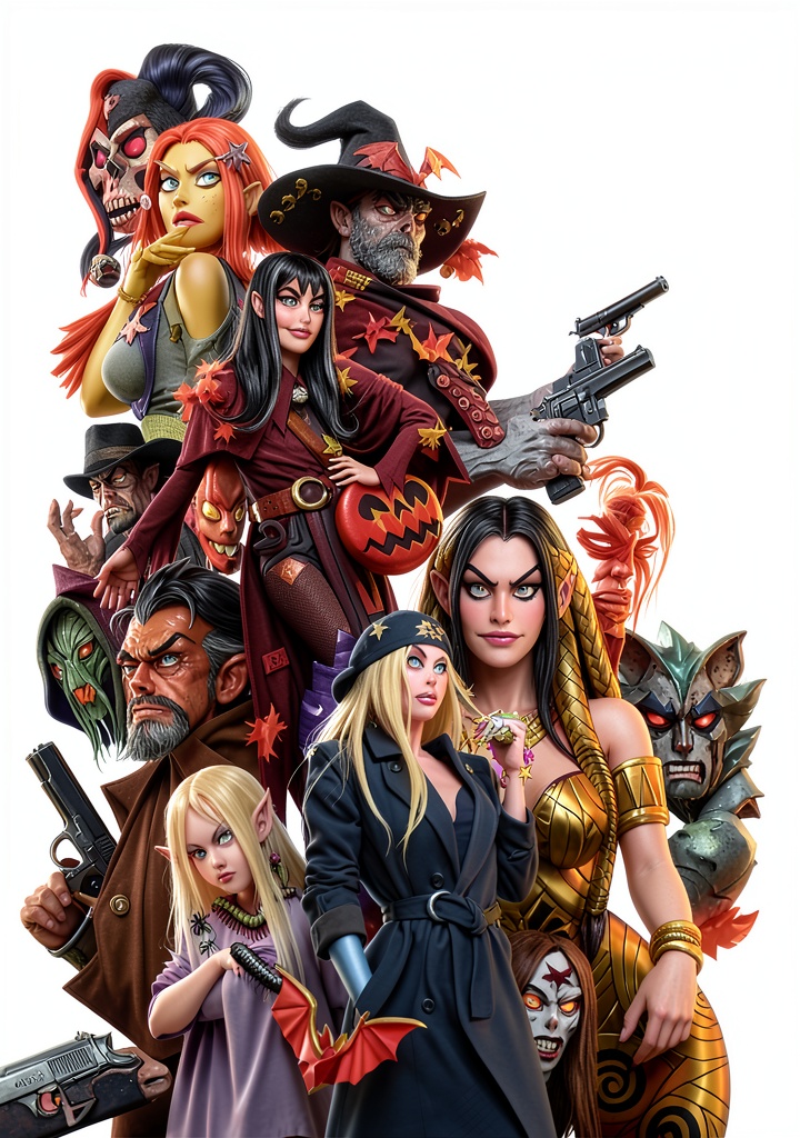 Nocturnals graphic novel cover showcasing dark, artistic horror themes