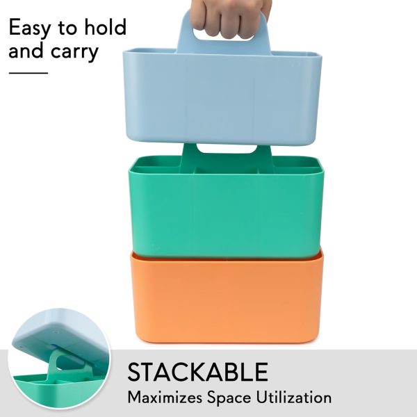 Tiawudi Plastic Rectangle Caddy Organizer Office Storage-6