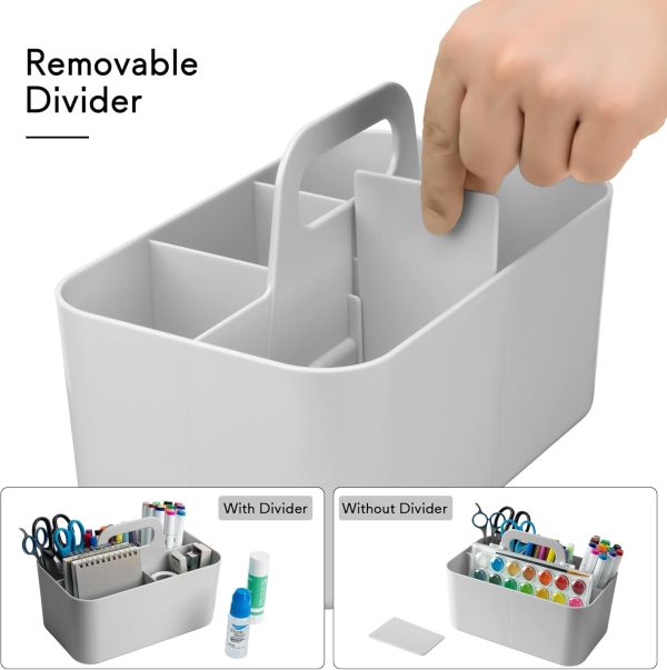 Tiawudi Plastic Rectangle Caddy Organizer Office Storage-3
