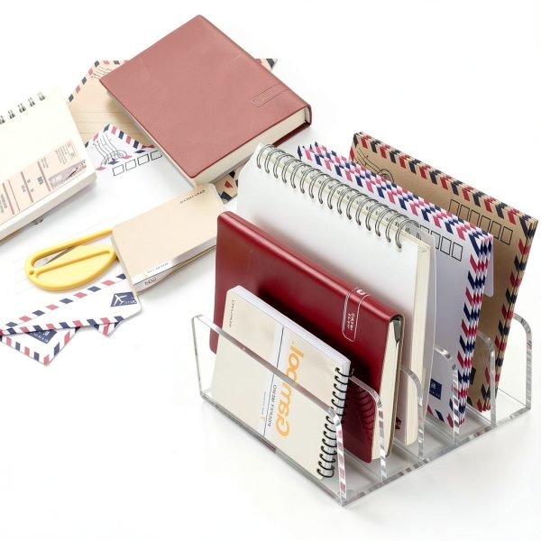 Acrylic Mail Organizer BEYGORM Desk Clear-1