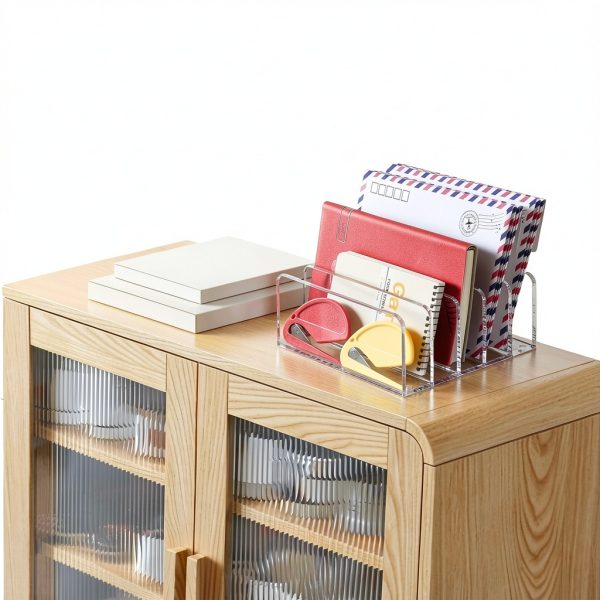 Acrylic Mail Organizer BEYGORM Desk Clear-3