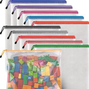 Zipper Storage Bags Umriox B4 Plastic Organizer Set 12 Multicolored-0
