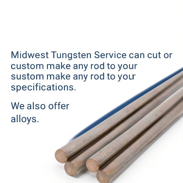 Tungsten Copper Rod 0.375" x 8" – Midwest Tungsten Service Class 11-6
